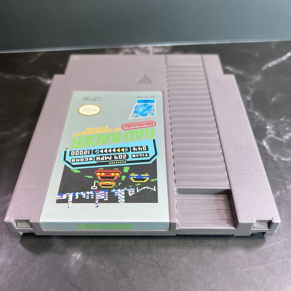 Rad Racer NES Nintendo Entertainment System Game Authentic - Picture 3 of 4